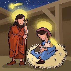Weihnachten-Krippe